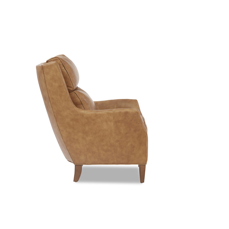 Leather Chair, Archway Grey