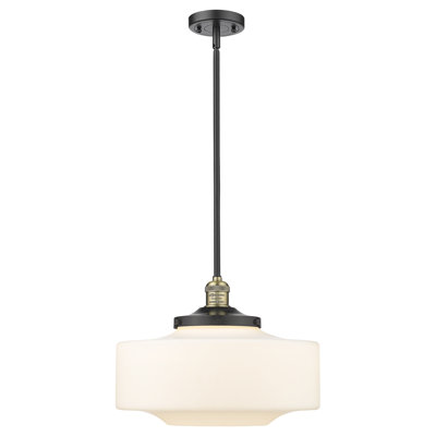 Franklin Restoration - Lainee - 1 Light 12" Stem Hung Mini Pendant - Bulb Not Included -Rubbed Bronze Finish