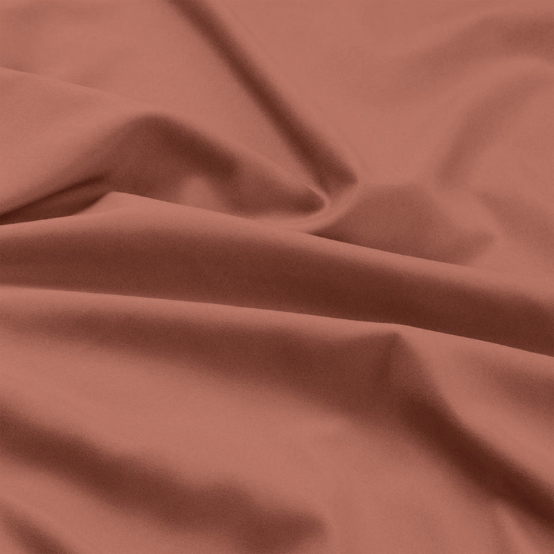 Microfiber No Pattern Duvet Cover Set with Pillowcases Included, Peach, Double Duvet Cover Set + 3 Additional Pieces