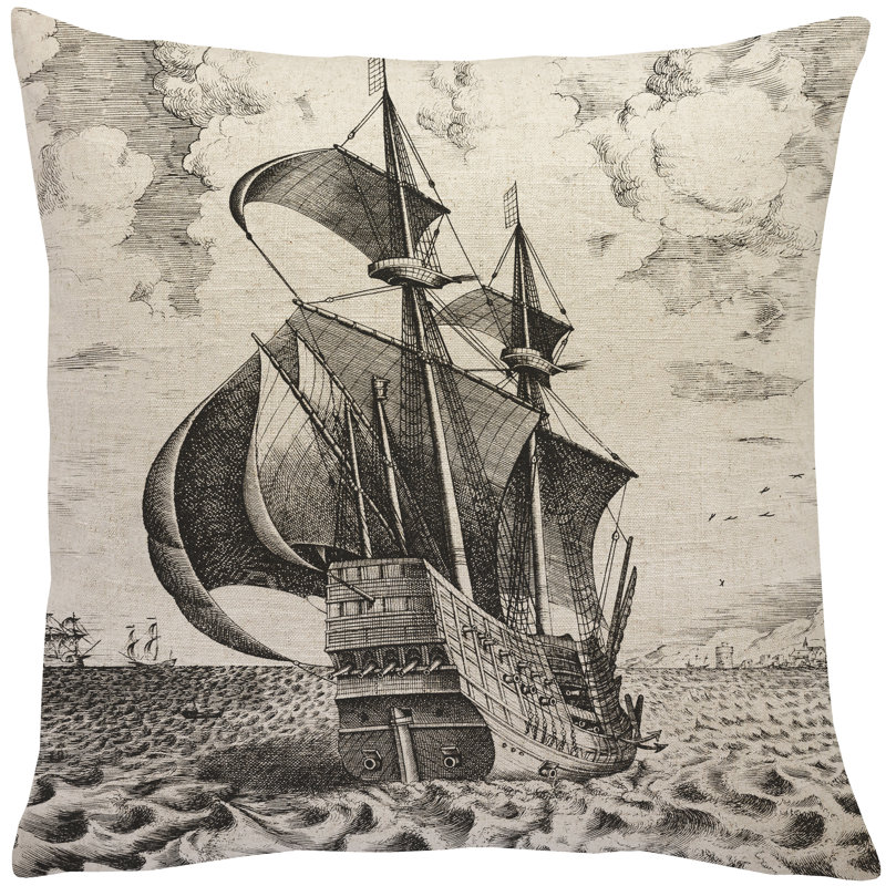 Linen Reversible Throw Pillow