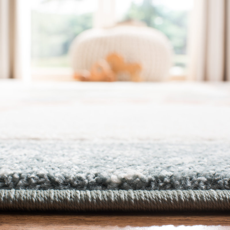 Tapis pour enfants ivoire Burgan, Rectangle 9 pi x 12 pi