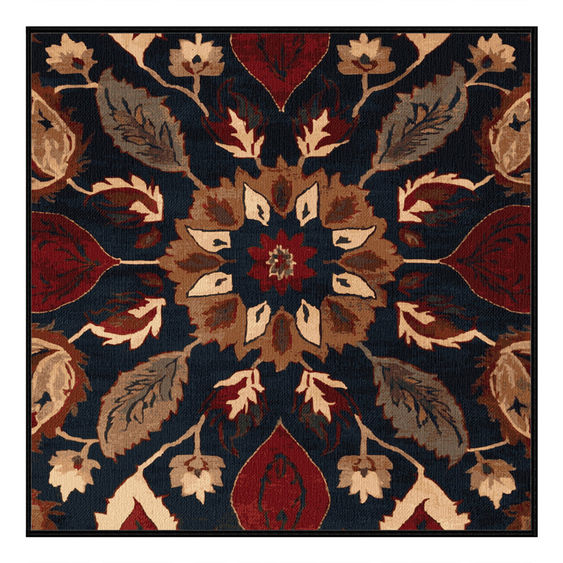  Tapis lavable persan melon, Rectangulaire 2 pi x 3 pi