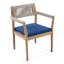 Ensemble de 4 chaises d'extérieur en bois d'acacia-230365199