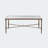 44" Rectangle Metal Coffee Table | Modern Coffee Table for Living Room,