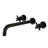 Kingston Brass Concord Two-Handle 3-Hole Wall Mount Roman Tub Faucet-54822280-60120188