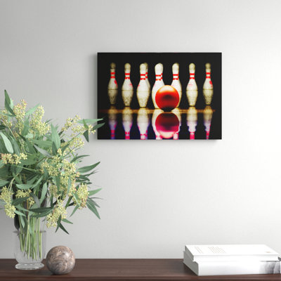Tenpin Bowling Photographic - Wrapped Canvas