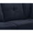 Sectional Dark Blue 7 Soft Microfiber High Skin- Cushions Two Cup Holders Solid Wood Frame For Long-Term Stability Use