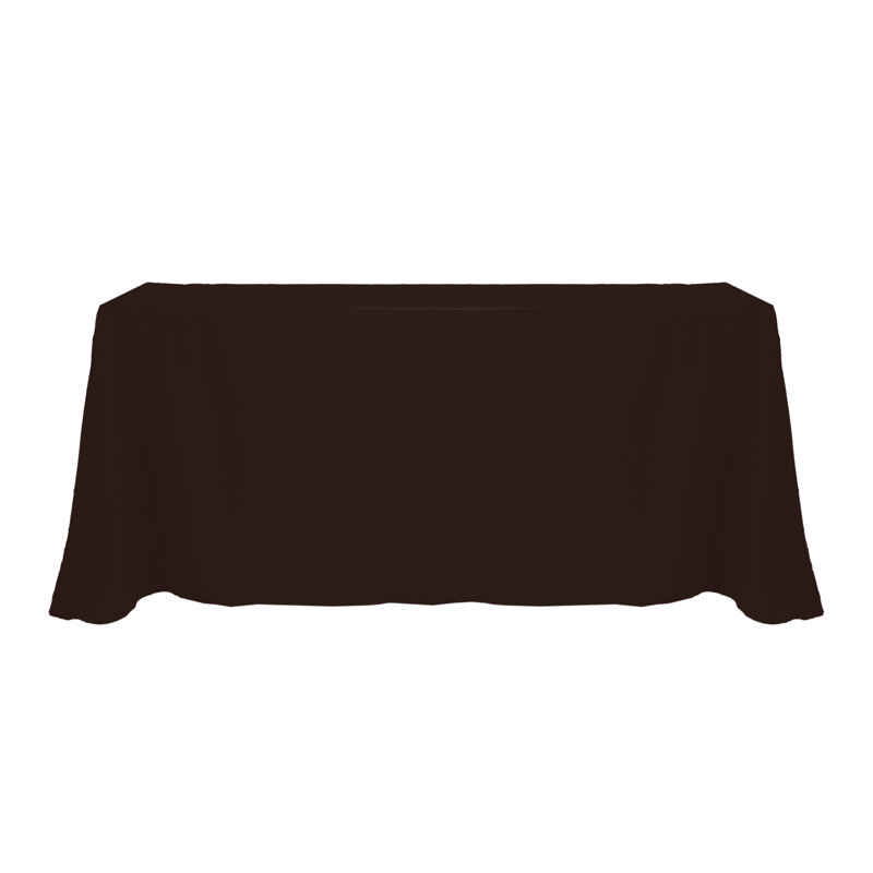Nappe de couleur unie Solee, 108 po x 156 po, 3, Espresso