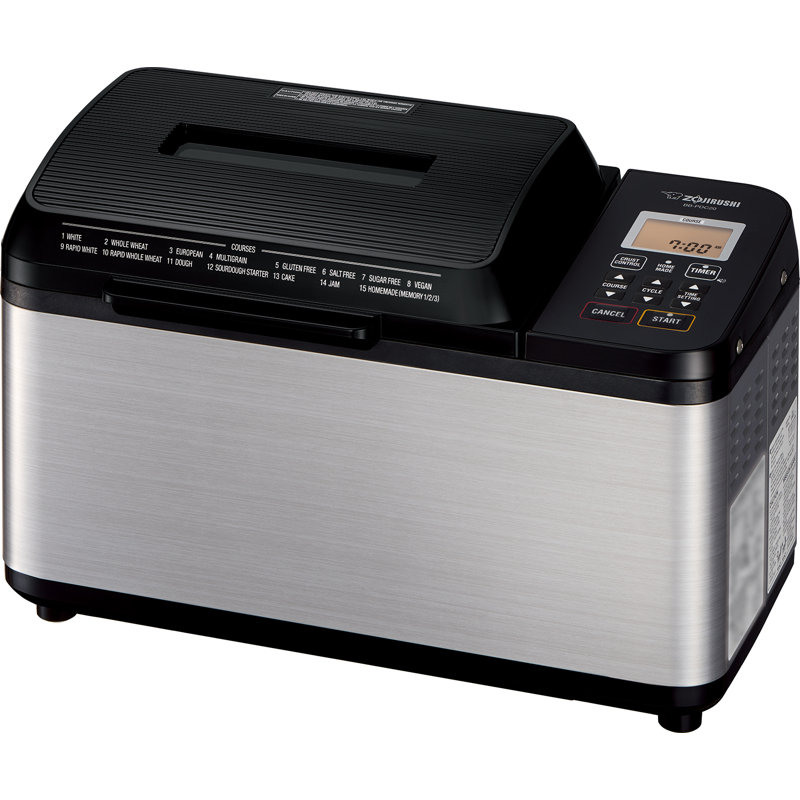 Zojirushi BB-PDC20BA Home Bakery Virtuoso Plus 2lb Breadmaker, Black