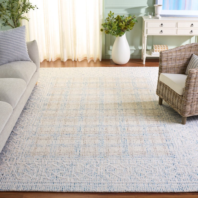 Stratford Geometric Hand-Tufted Wool Area Rug, Rectangle 8' x 10'