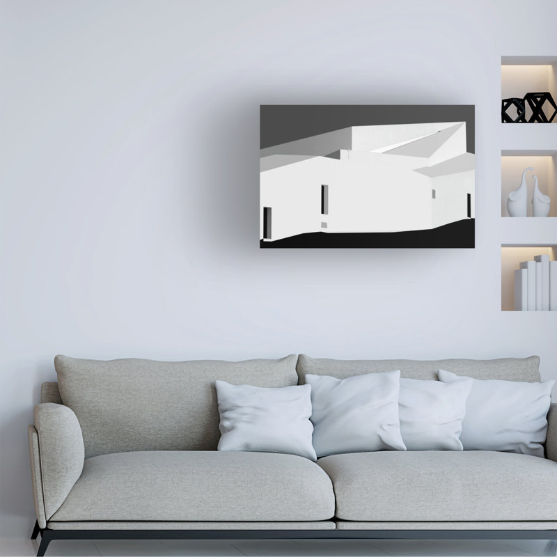 Art sur toile avec portes et fenêtres Olavo Azevedo, H 16 po x l 24 po