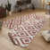 Malta Flatweave Orange/Cream Rug