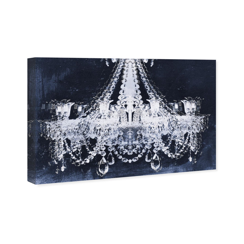 «Dramatic Entrance Indigo», impression sur toile, H 36 po x l 54 po, Toile tendue