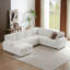 Canapé modulaire rembourré en velours côtelé Corduroy - Siège profond pour bureau, salon avec canapé-lit-1849854717