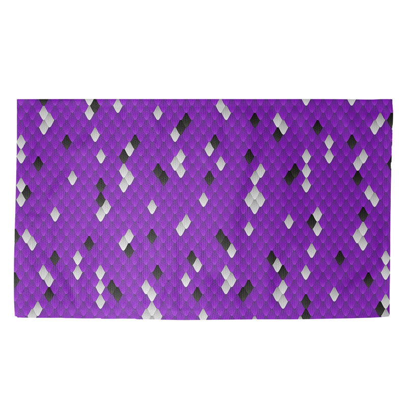 Tapis mauve à échelles de serpent area Mcguigan, Rectangle 3 pi x 5 pi