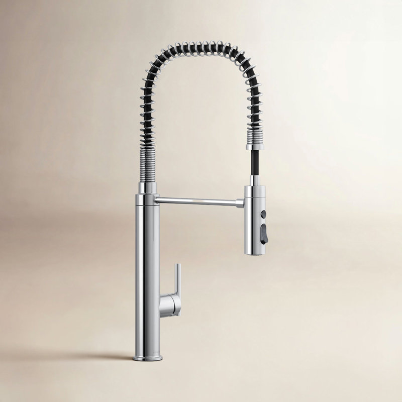 Purist® Pull Down Single Handle Kitchen Faucet, Polished Chrome