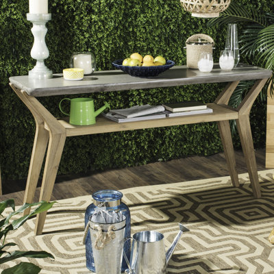Outdoor Lenno Concrete Console Table