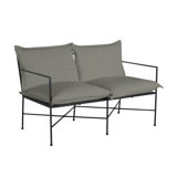 Italia 52" Wide Outdoor Loveseat with Cushions