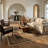 Rug Branch Jinan 10' x 13' (9'9" x 13'3") Beige/Red Persian Garden Indoor Area Rug, Traditional, Low Pile, Stain-Resistant Carpet - Living Room, Bedroom, Dining Room, and Kitchen-41414663