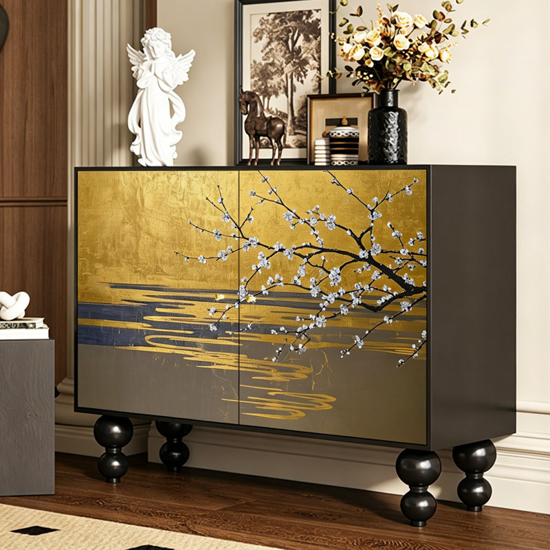 Armoire d'entrée en bois massif