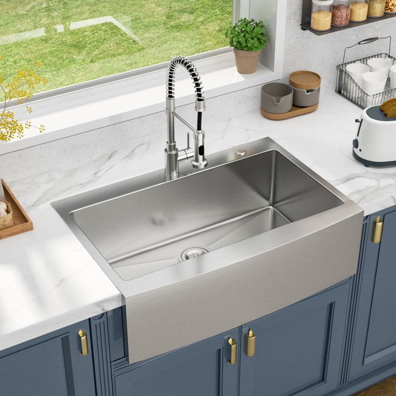 Évier de cuisine encastré 33 po x 33 po L 33 po x l 22 po Farmhouse