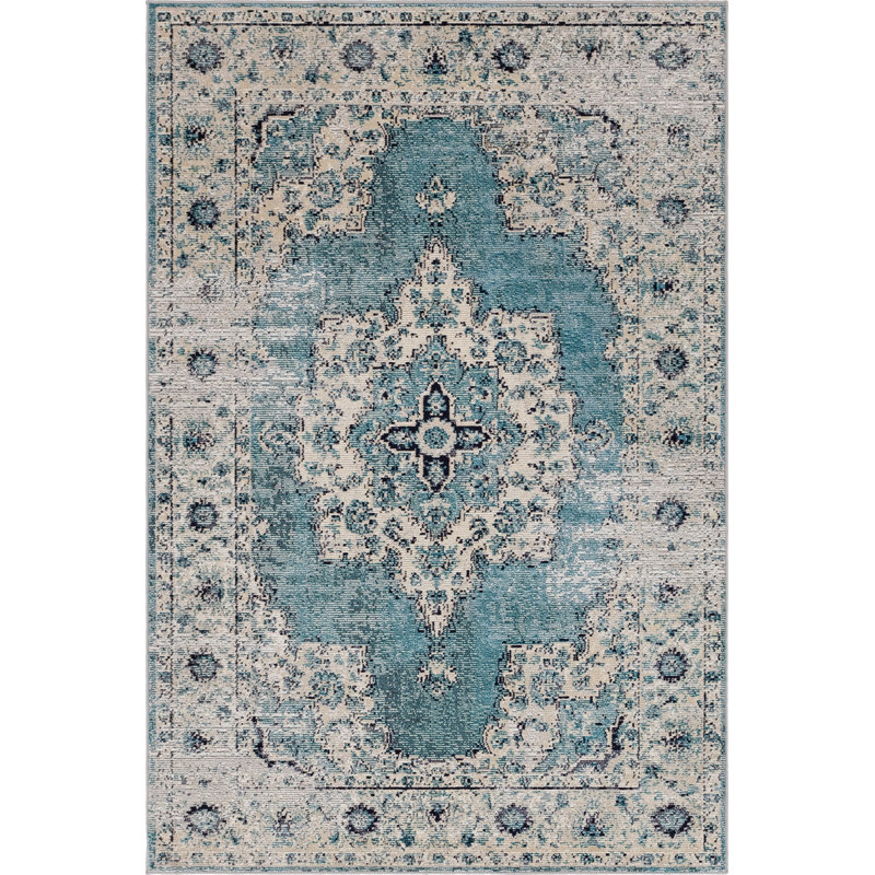 Oriental Indoor Rug, Rectangle 5' x 8'
