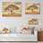 African Tree Arbor - Tree African Wood Art On Natural Pine Wood-1693037067