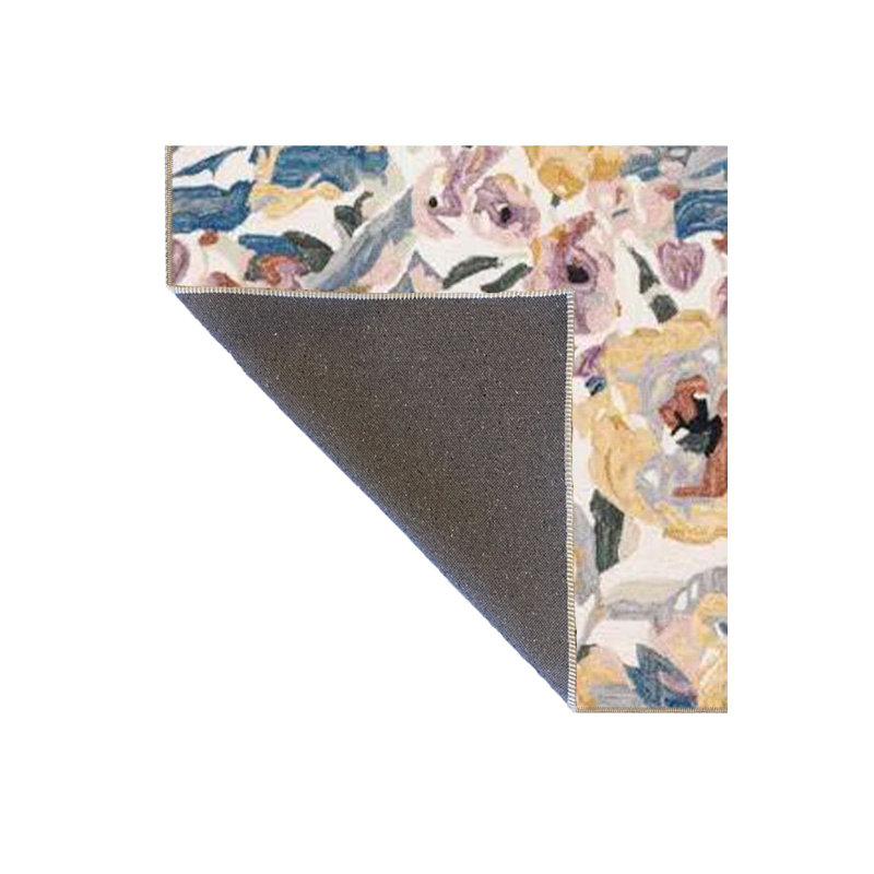 Tapis floral lavable à la machine, Tapis de couloir 2 pi 6 po x 6 pi 7 po inclus