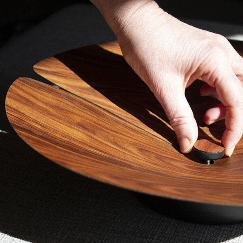 LIGNIS® Nelumbo Wood Sweet Bowl, Rosewood