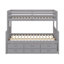 Bunk Bed With Trundle, Separable Bunk Bed With Drawers-1309977719