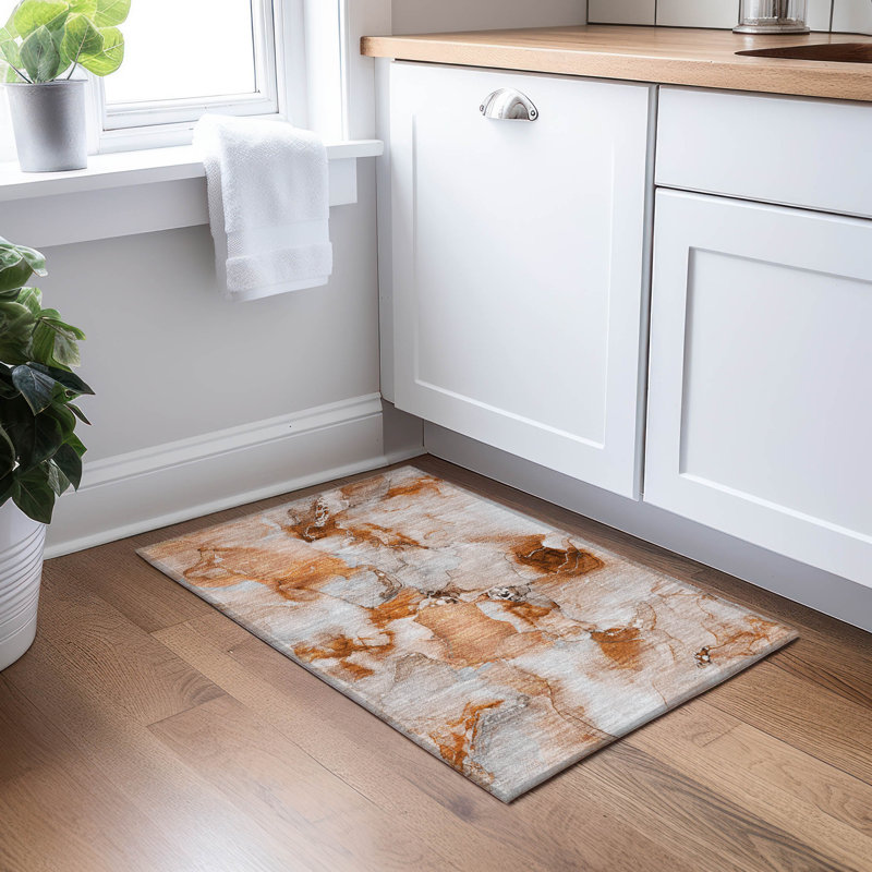 Tapis intérieur / extérieur Kinslee, Rectangle 1 pi 8 po x 2 pi 6 po