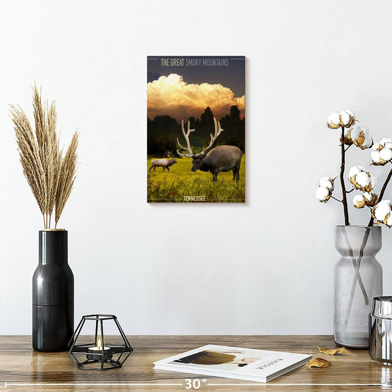 Brampt Smokey Mountains Tennessee, 12" H x 8" W