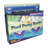 GoPong Pool Pong Rack Floating Beer Pong Set, Includes 2 Rafts and 3 Pong Balls