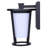 VERO. LOL674BK LED Integrated Outdoor Lantern Light, Black Finish
