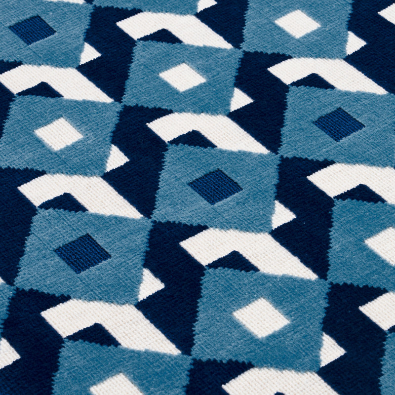 Schumacher x Johnson Hartig Dazzle Ship Velvet Fabric