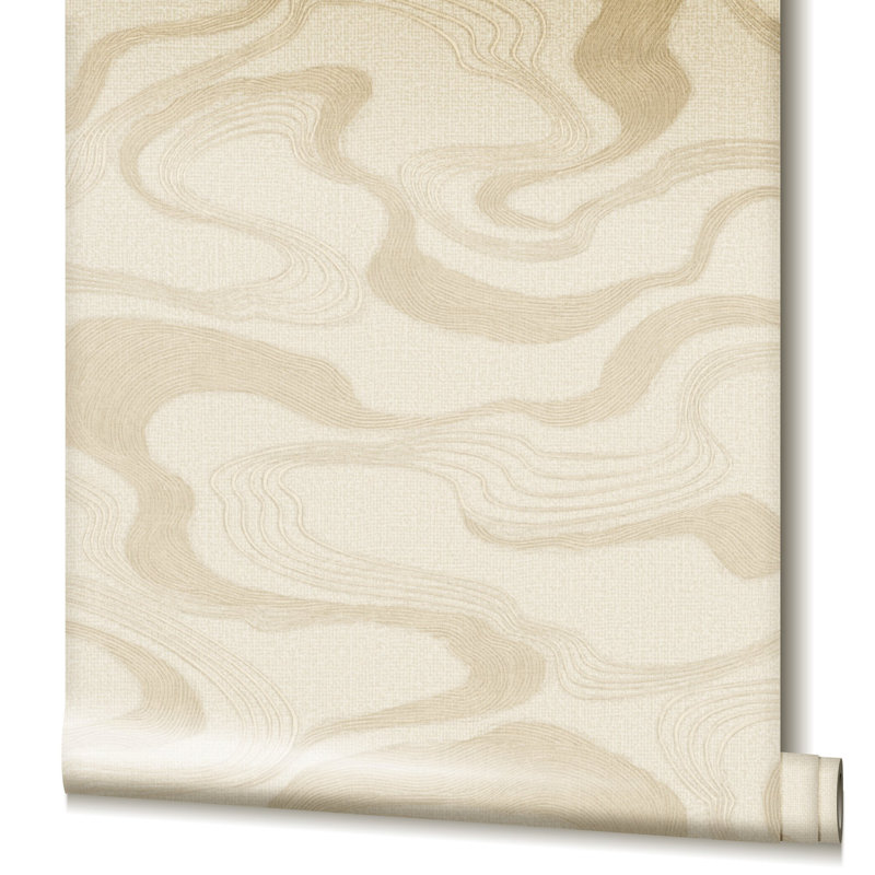 Rouleau de papier peint Kumano, Beige