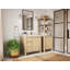 Chêne blanc Elizabeth X P 22 po De salle de bain Quartz blanc