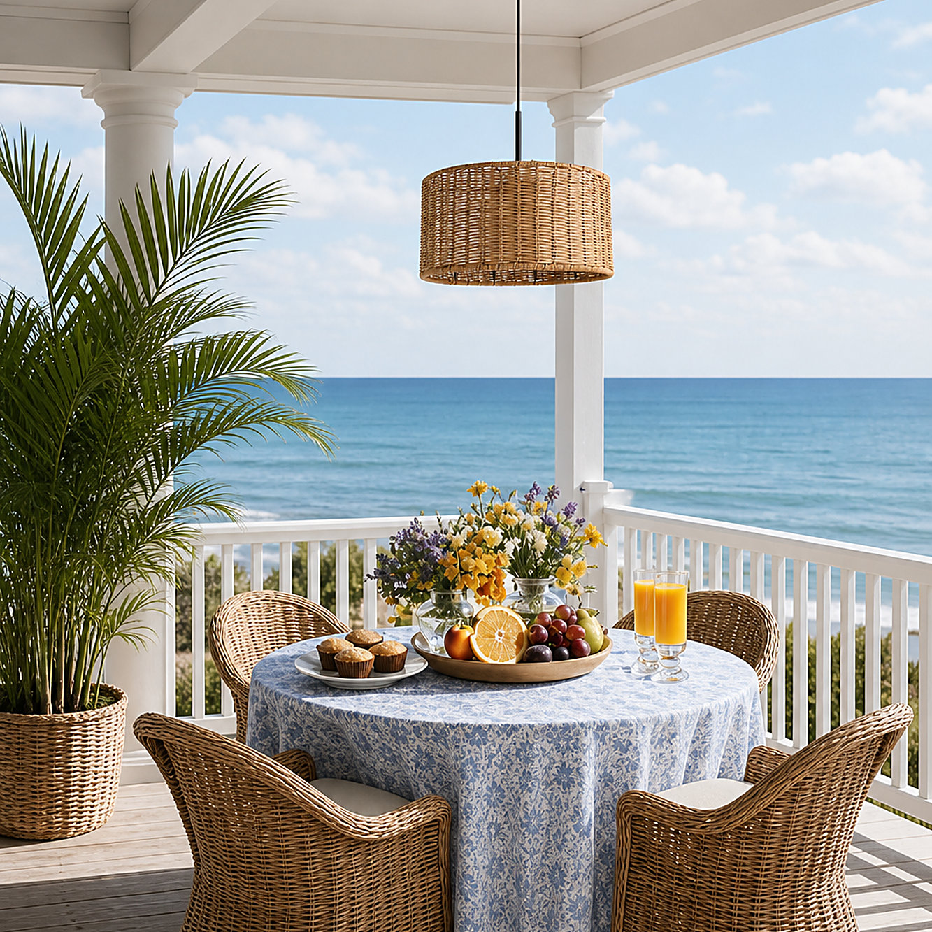 Outdoor Metal Chandelier
