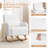 Upholstered Teddy Rocking Chair And Ottoman Ensemble-201133899