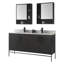 Ensemble de meuble-lavabo double 60 po Tortola-641180586-641180590