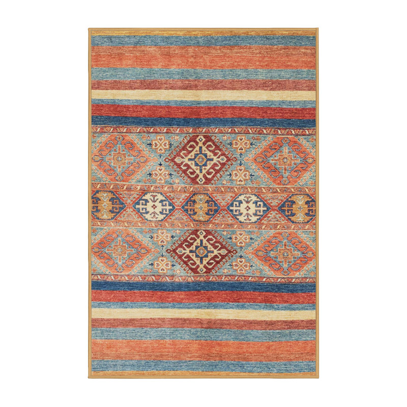 Abstract Indoor Rug, Rectangle 5' x 8'