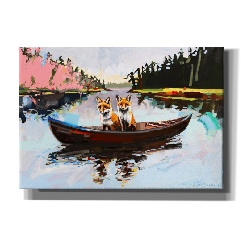 Art sur toile, "envolée" par Adam Swanson, H 18 po x l 26 po x P 0,75 po
