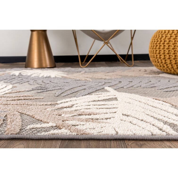 Doers USA The Rug Hub 36x48 Indoor Outdoor Area Rug, Beige