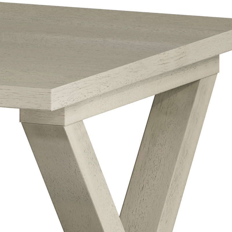 Table d'appoint, table de bout, table de chevet rectangulaire pour la maison, Gris antique