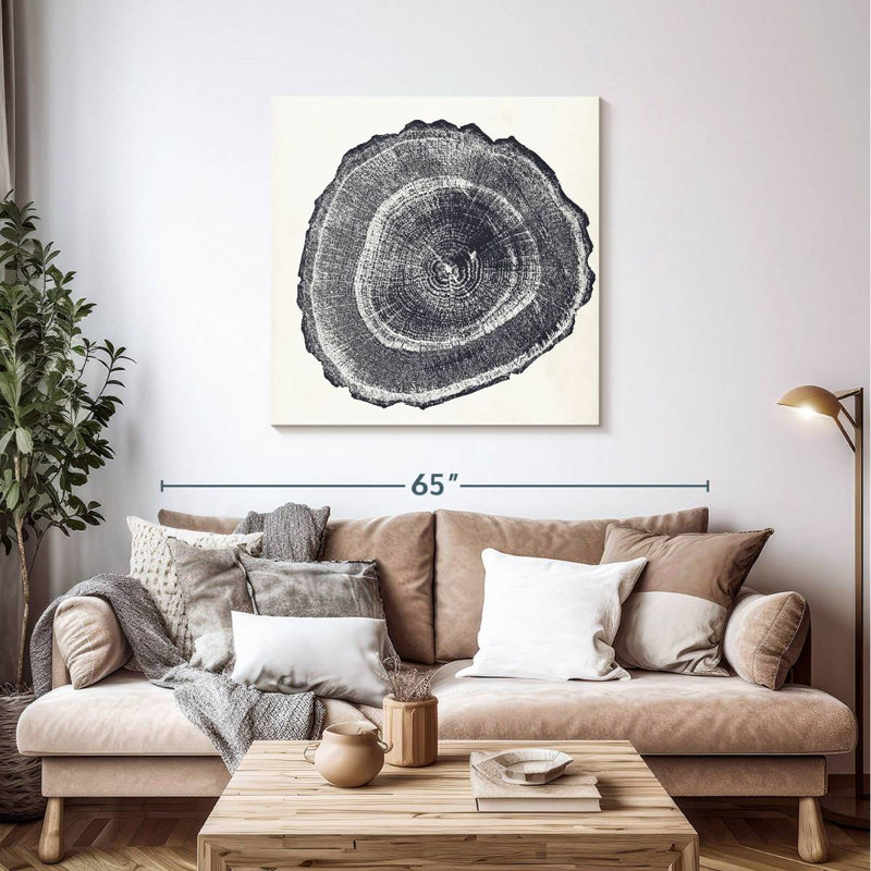 Harnek Tree Ring I, 39" H x 39" W