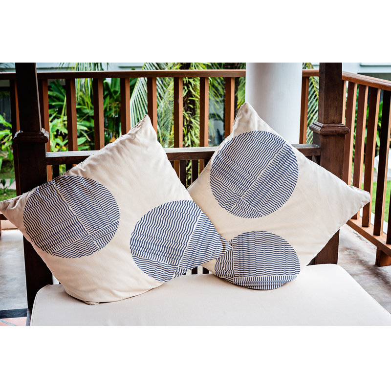 Housse et insert de coussin décoratif carré en polyester pour l'intérieur et l'extérieur, 20 po x 20 po, Noir corbeau