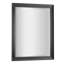 Miroir mural biseauté noir pour meuble-lavabo Willhoite-1243071426