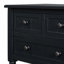 Console étroite, canapé mince avec trois tiroirs de rangement et tablette inférieure-371176682