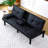 PVC Multi-Functional Sofa Bed With A Foldable And Cup Holder Design Makes It Extremely Convenient To Turn The Living Room Into A Guest Room
