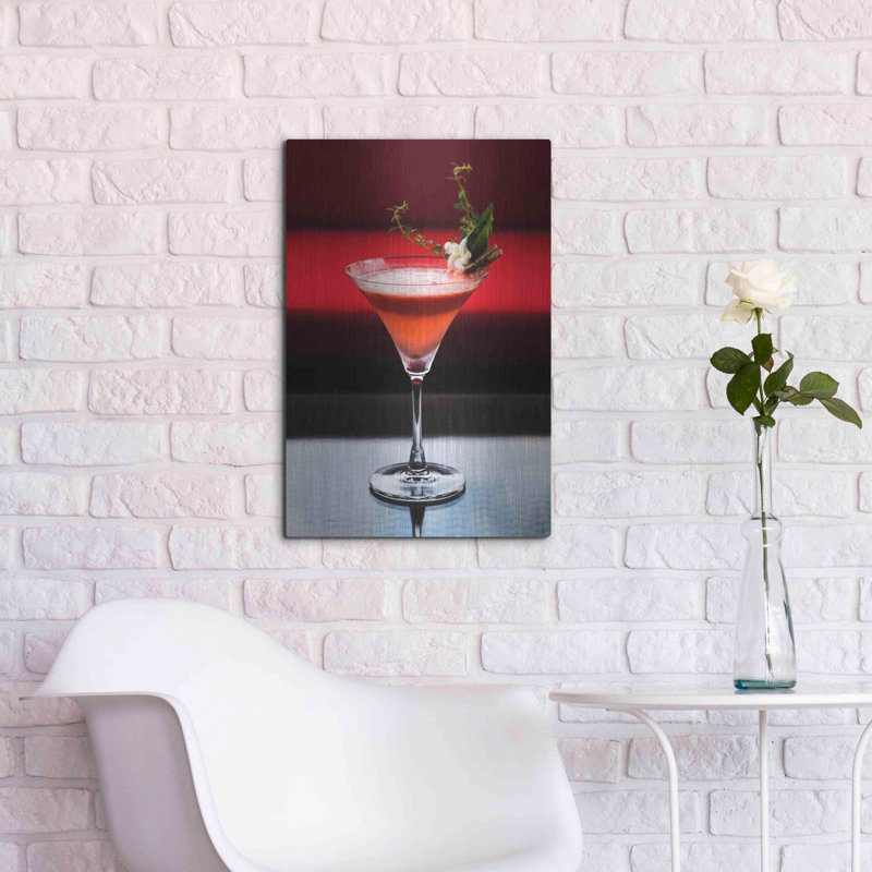 "Cocktail" par Luxe Metal Portfolio, H 24 po x l 16 po